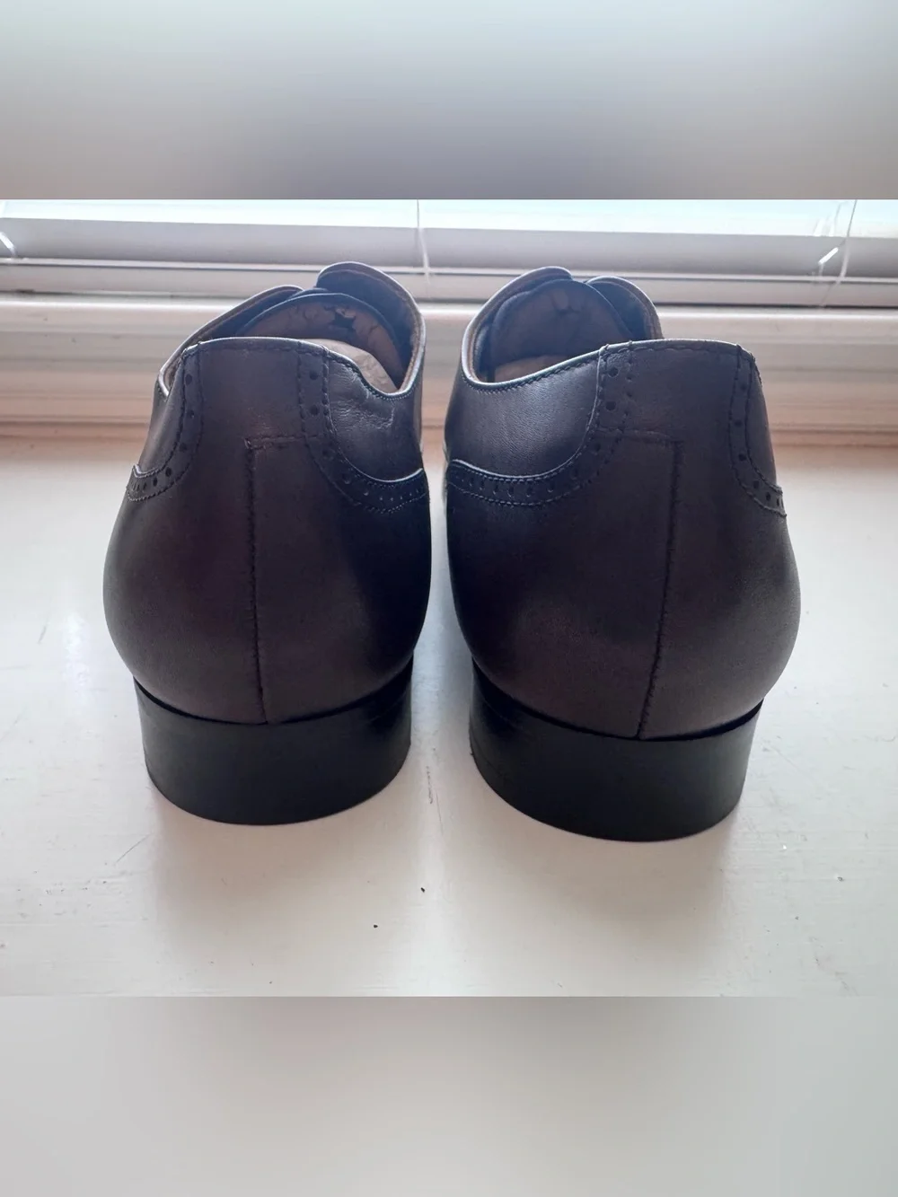 Aldo Brown Leather Cap Toe Oxford Dress Shoes | Men’s Size 13